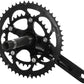 Samox R3 Crankset - 175mm, 11-Speed, 50/34t, 110 bcd, 24mm Spindle, Black