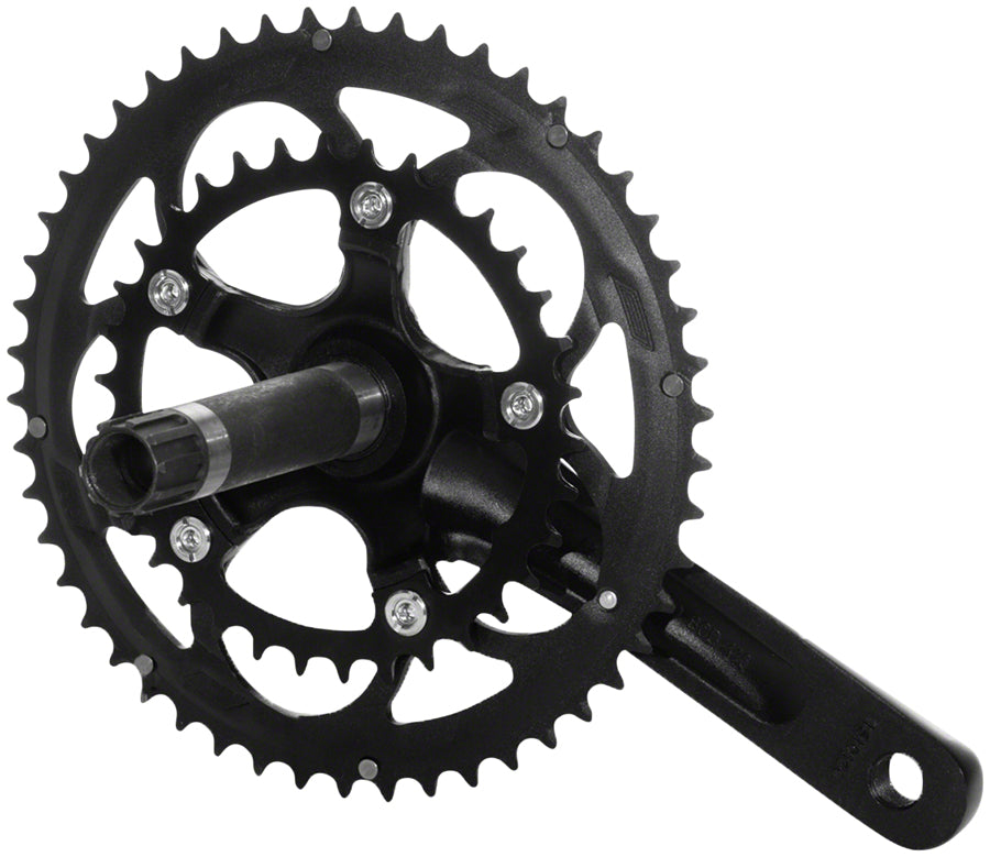 Samox R3 Crankset - 175mm, 11-Speed, 50/34t, 110 bcd, 24mm Spindle, Black