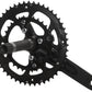 Samox G3 Crankset - 175mm, 10-11 Speed, 46/30t, 104/64bcd, 24mm Spindle, Black