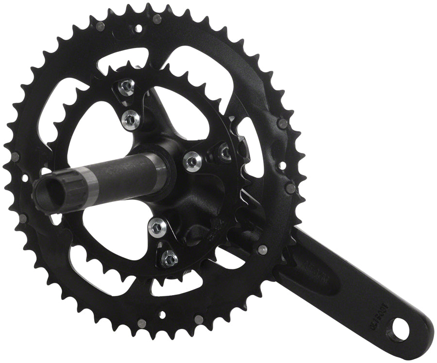 Samox G3 Crankset - 175mm, 10-11 Speed, 46/30t, 104/64bcd, 24mm Spindle, Black