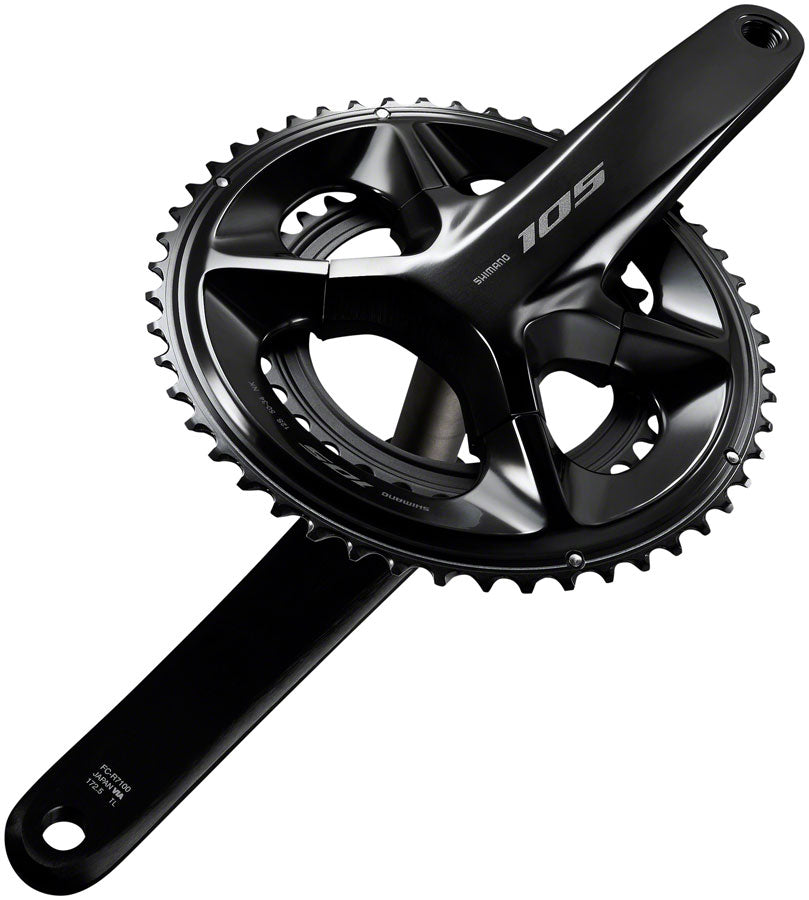 Shimano 105 FC-R7100 165mm 50/34T 12-Speed Hollowtech II Crankset Black