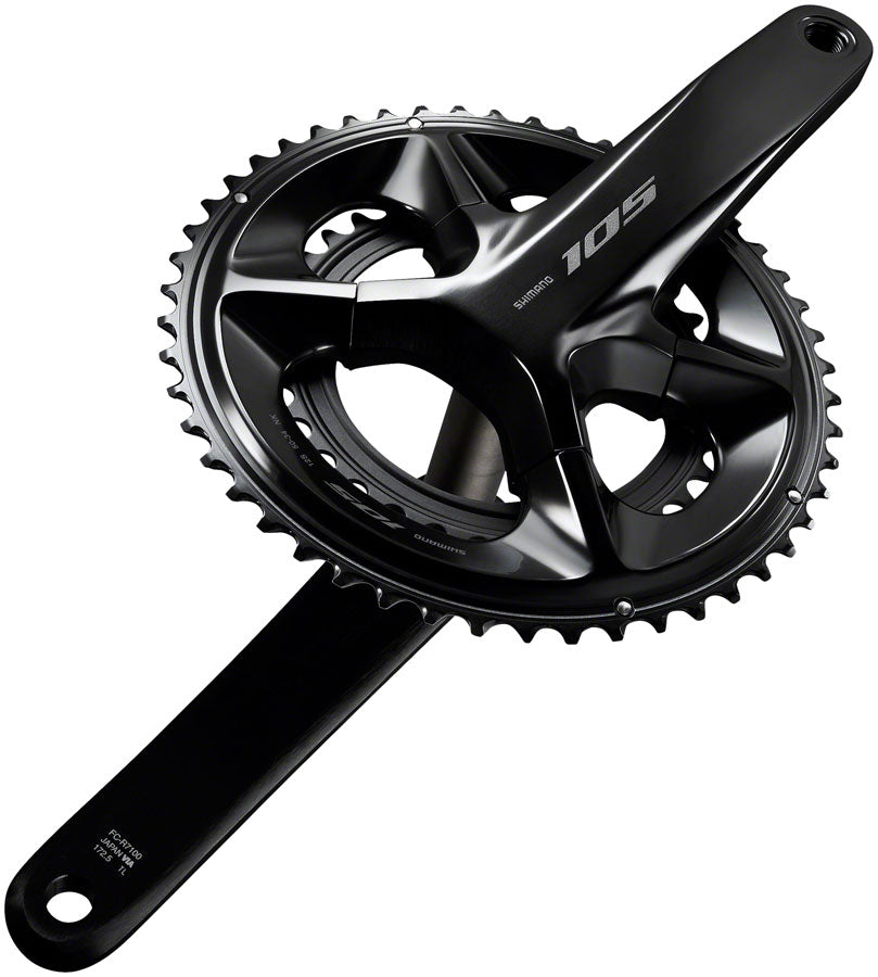 Shimano 105 FC-R7100 175mm 50/34T 12-Speed Hollowtech II Crankset Black