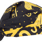 WHISKY Fancy Cat Coalition Bandana - Black/Yellow, One Size