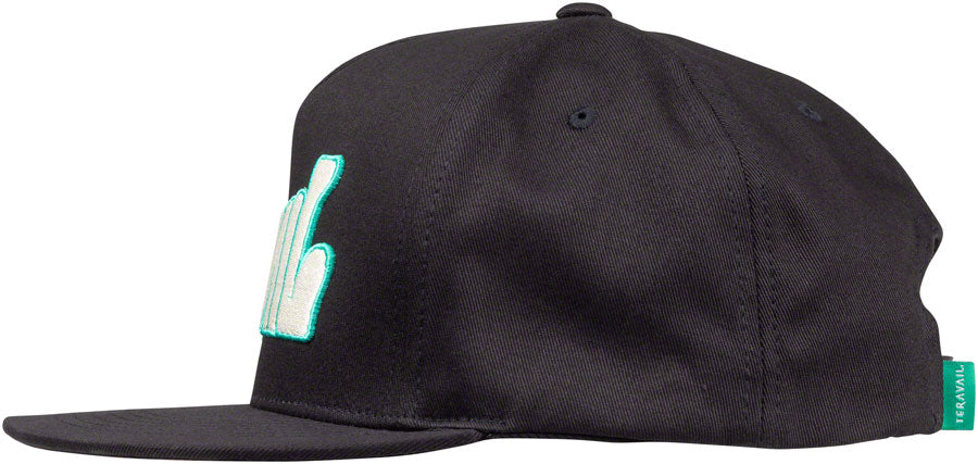 Teravail Daydreamer Hat - Black/Cream/Emerald, One Size
