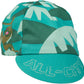 All-City Night Claw Cycling Cap - Teal, Spruce Green, Ochre Brown, One Size