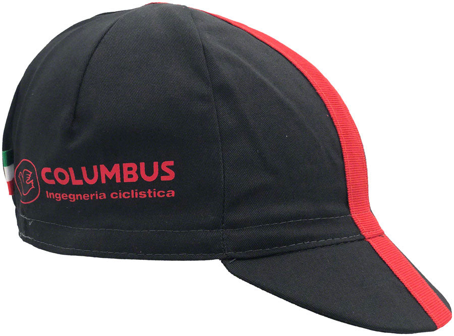 Cinelli Columbus Ingegneria Ciclistica Cycling Cap - Black/Red, One Size