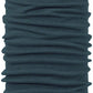 Buff Merino Lightweight Multifunctional Headwear - Dusty Blue Melange, One Size