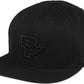 RaceFace Classic Logo Snapback Hat - Black, One Size