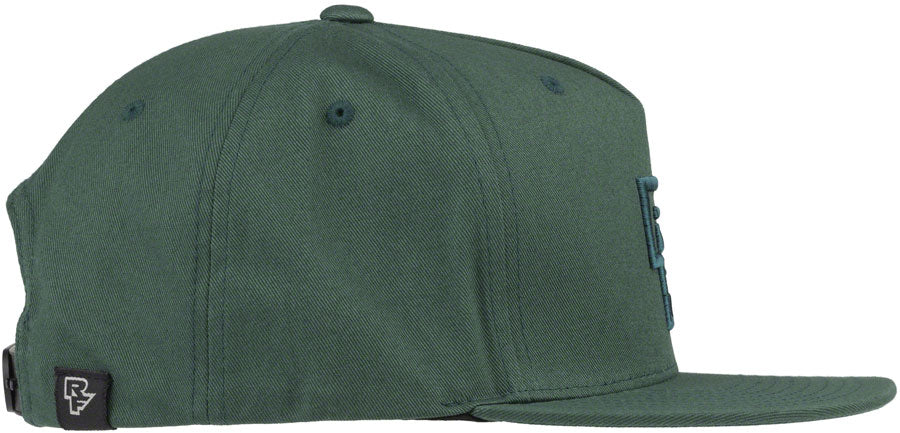 RaceFace Classic Logo Snapback Hat - Pine, One Size