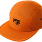 FOX Shop 5 Panel Snapback Hat - Orange