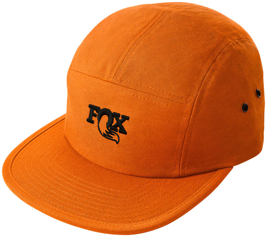 FOX Shop 5 Panel Snapback Hat - Orange