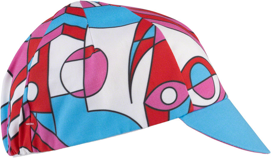 All-City Parthenon Party Cycling Cap - Pink, Red, Blue, Black, One Size