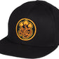 Surly Psilly Billy Snapback Hat - Black/Orange, Adjustable