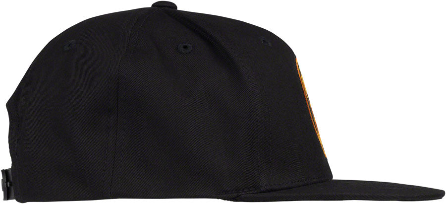 Surly Psilly Billy Snapback Hat - Black/Orange, Adjustable