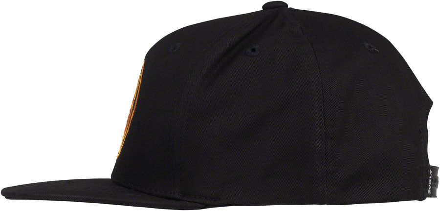 Surly Psilly Billy Snapback Hat - Black/Orange, Adjustable