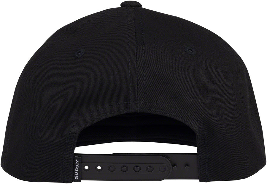 Surly Psilly Billy Snapback Hat - Black/Orange, Adjustable