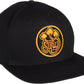 Surly Psilly Billy Snapback Hat - Black/Orange, Adjustable