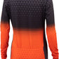 45NRTH Last Light Thermal Longsleeve Jersey - Orange, Black, Women's, X-Large