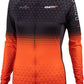 45NRTH Last Light Thermal Longsleeve Jersey - Orange, Black, Women's, Medium
