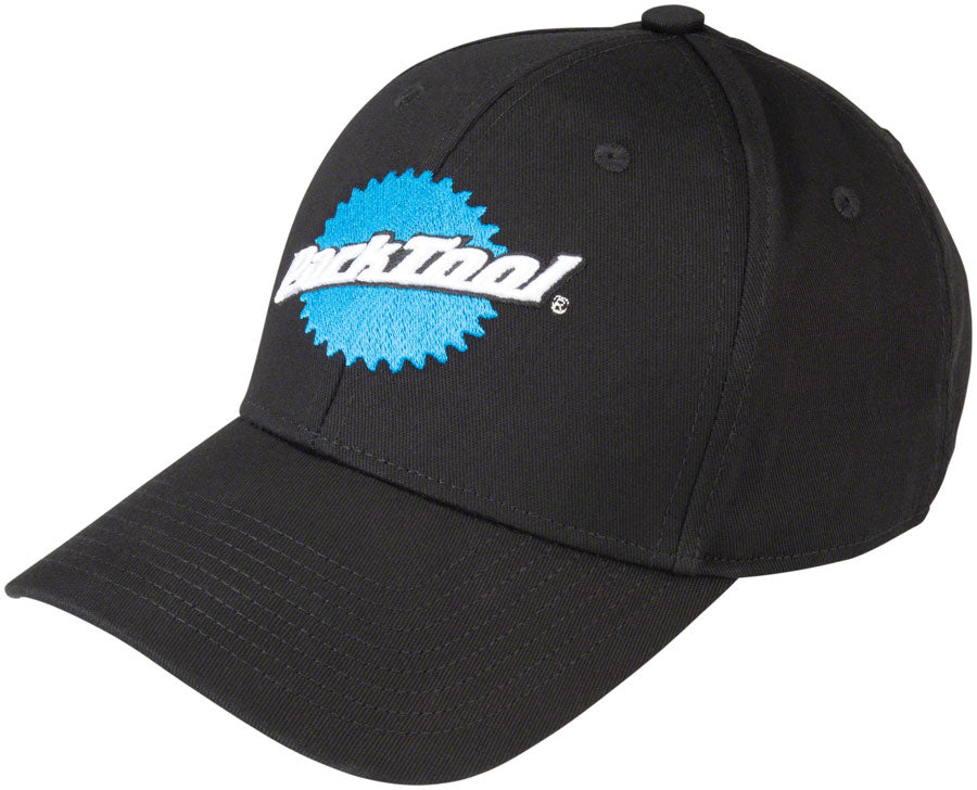 Park Tool HAT-9 Classic Logo Ball Cap, Black, Blue/White Logo