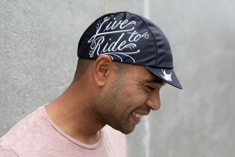 Pace Sportswear Hex-Tek Cycling Cap - UPF 50 Plus, Live to Ride IV, One Size