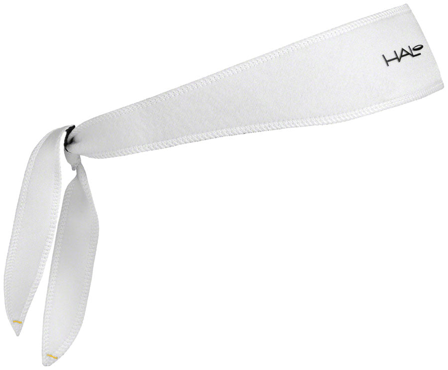 Halo I Tie Headband: White