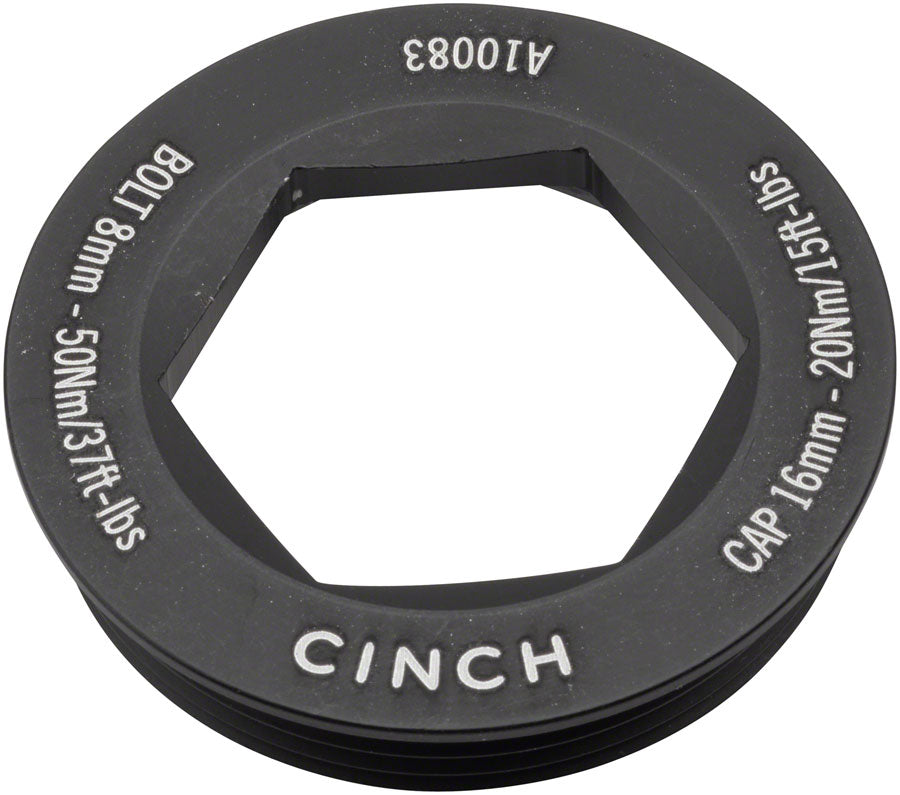 RaceFace CINCH Crank Puller Cap and Washer Set - For XC/AM Crankset Black
