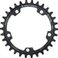 Wolf Tooth CAMO Aluminum Chainring - 30t, Wolf Tooth CAMO Mount, Drop-Stop A, Black