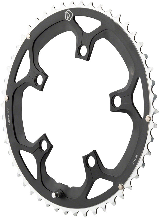 Dimension Multi Speed Chainring - 50T, 110mm BCD, Outer, Black