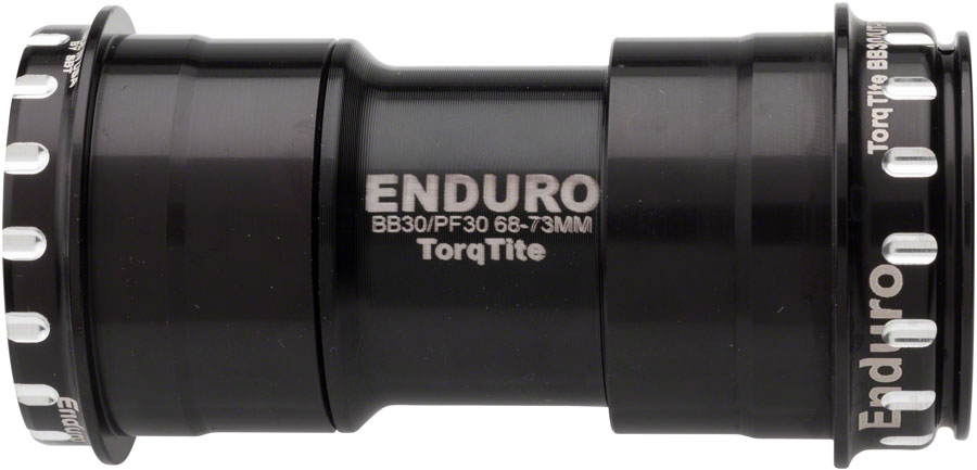Enduro Ultra-Torque Bottom Bracket Cups - BB30A, For Campagnolo Ultra-Torque Spindle, Black