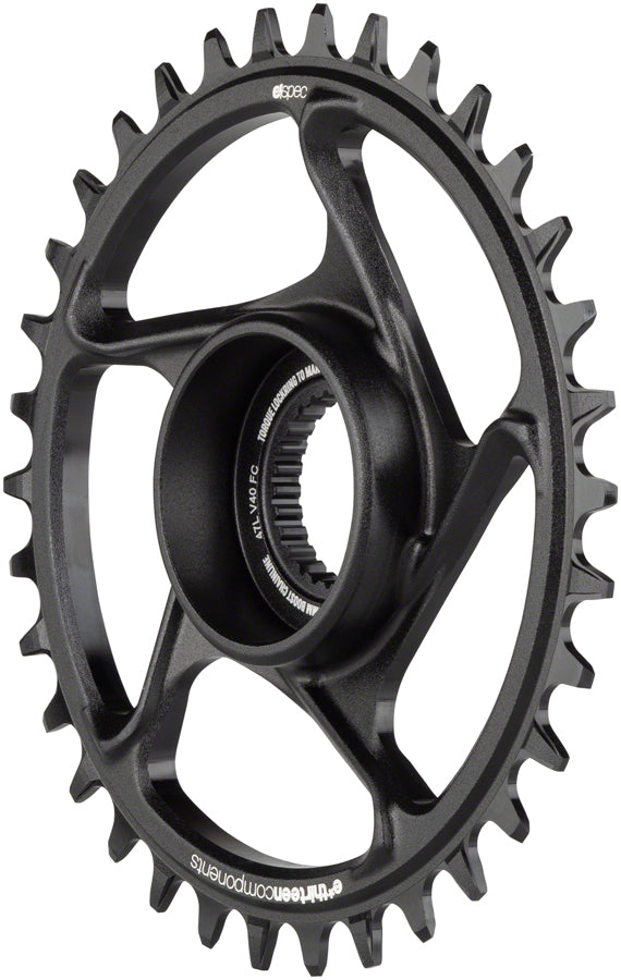 e*thirteen e*spec Aluminum Direct Mount Chainring 34t for Bosch CX Gen4, Black
