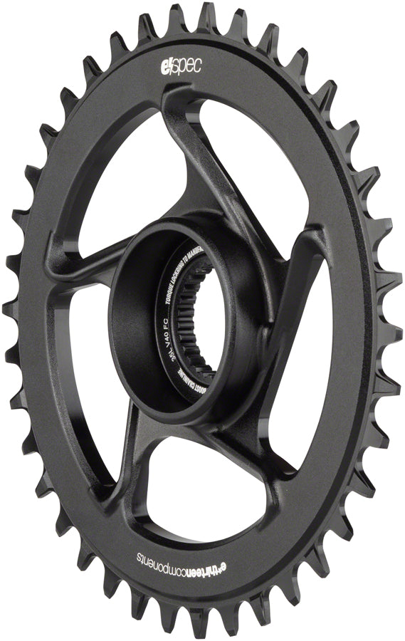 e*thirteen e*spec Aluminum Direct Mount Chainring 38t for Bosch CX Gen4, Black