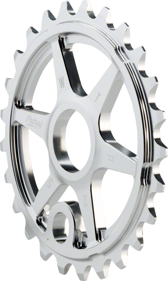 We The People Patrol Sprocket 25t High Polished 23.8mm Spindle Hole With Adaptors for 19mm and 22mm