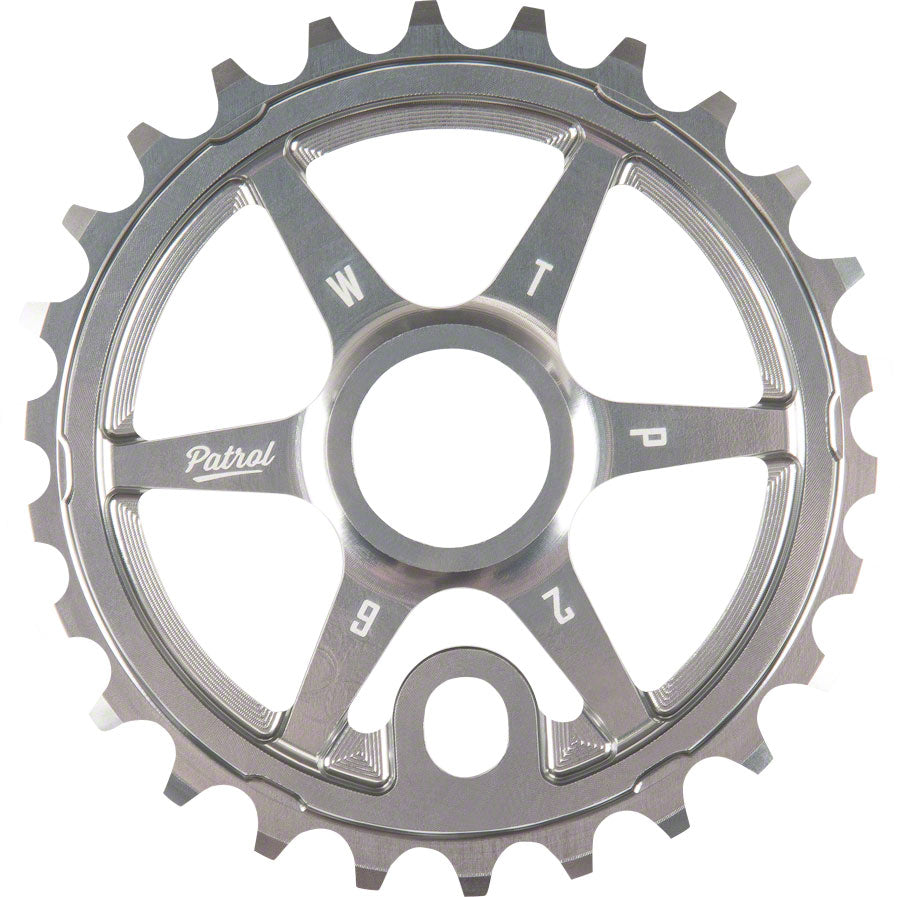 We The People Patrol Sprocket 33t High Polished 23.8mm Spindle Hole With Adaptors for 19mm and 22mm