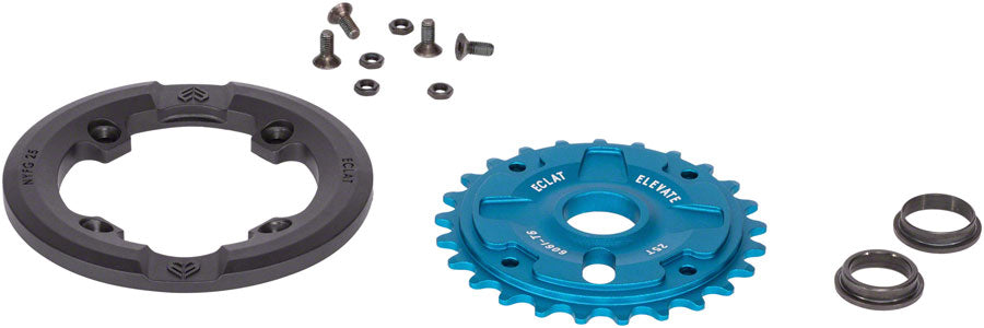 Eclat Elevate Guard Sprocket - 25t, Cyan