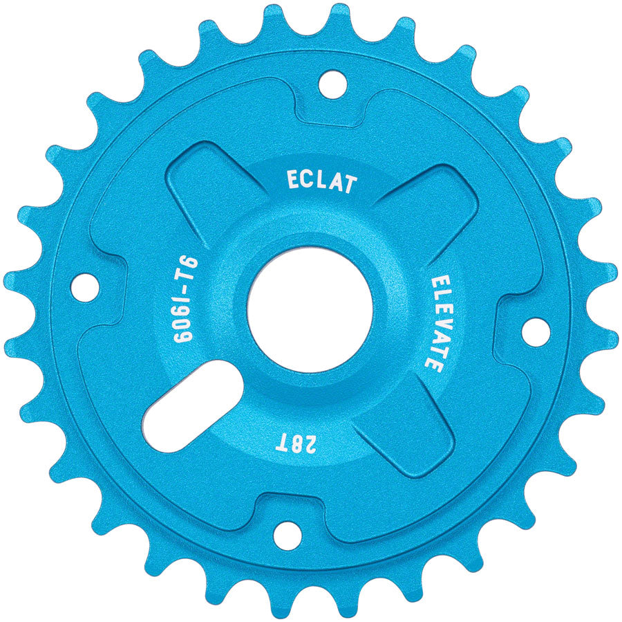 Eclat Elevate Guard Sprocket - 28t, Cyan