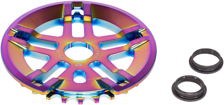 Eclat Abyss Guard Sprocket - 28t, Satin Oilslick