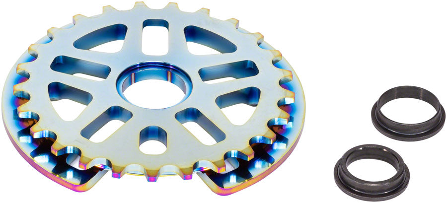 Eclat Abyss Guard Sprocket - 28t, Satin Oilslick