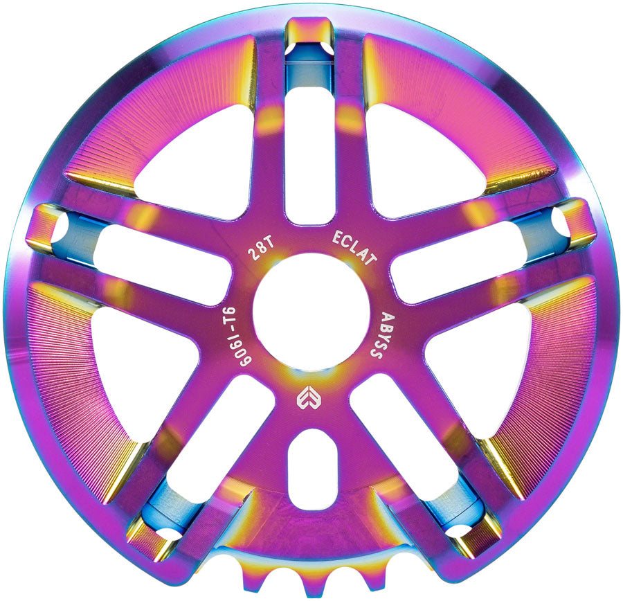 Eclat Abyss Guard Sprocket - 28t, Satin Oilslick