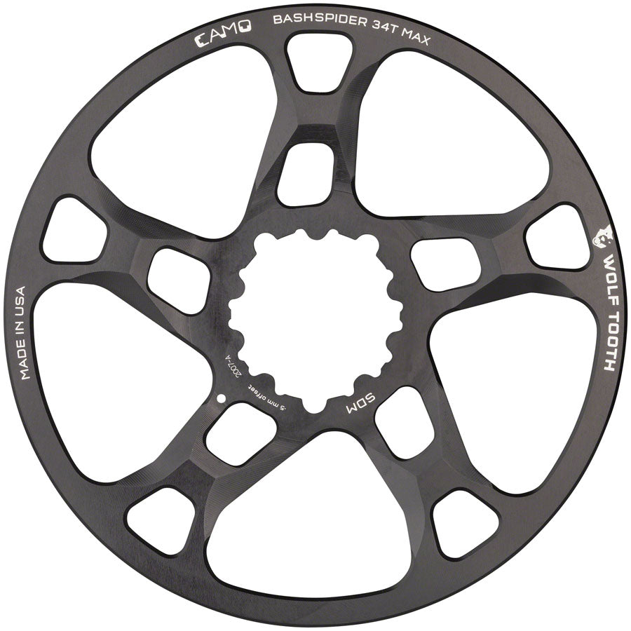 Wolf Tooth NotSpecified 28T 1-Speed Crankset Black