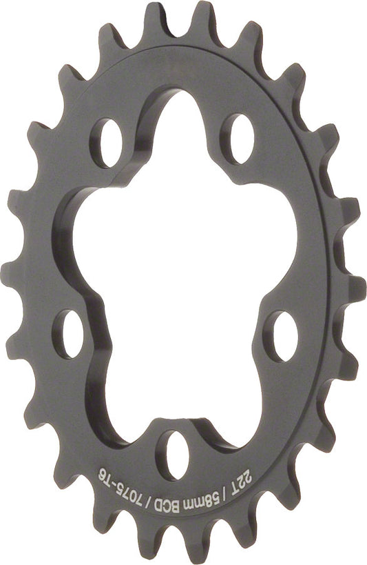 Dimension Chainring - 22T, 58mm BCD, Inner, Black