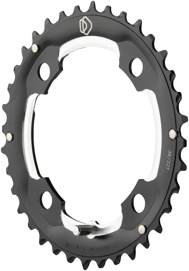 Dimension 36t x 104mm Chainring, Silver