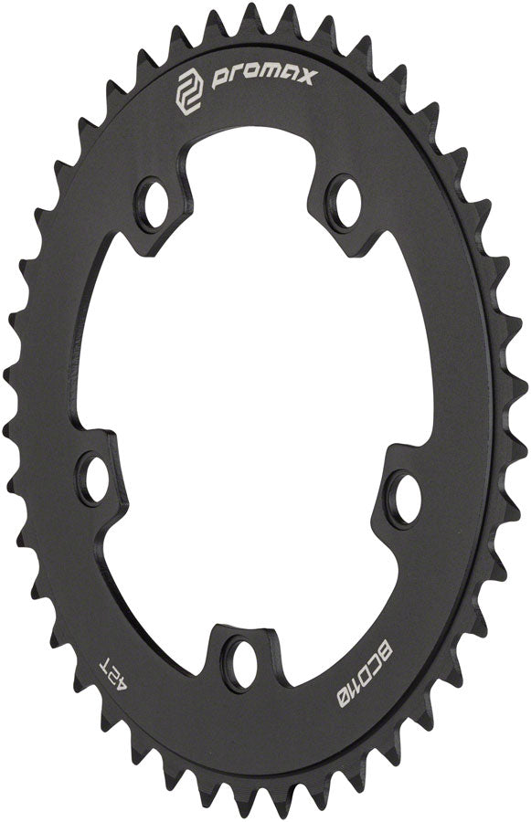Promax 5-Bolt Chainring - 42t, 110 BCD, Black