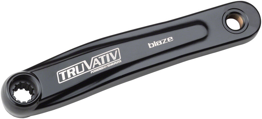 TruVativ Blaze Left Crank Arm - 170mm, Powerspline Spindle Interface, Pitch Black