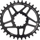 Wolf Tooth Elliptical Direct Mount Chainring - 34t, SRAM Direct Mount, For SRAM 3-Bolt Boost Cranks, Requires Hyperglide+ Chain, Black