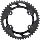 Shimano FC-RX600-11 Chainring - 46t, 110 BCD, For 2x11, Black