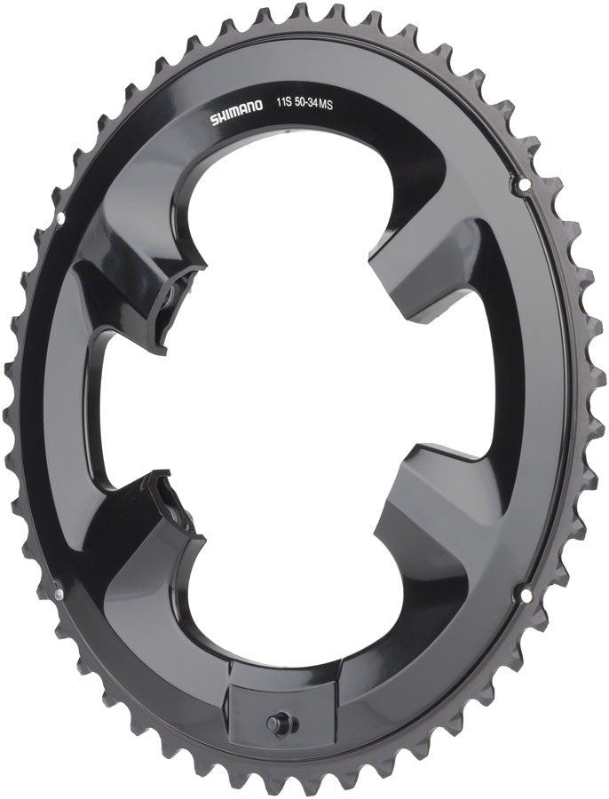 Shimano FC-RS510 Chainring - 50t, Asymmetric 110mm BCD, Black, MS