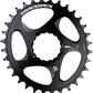 RaceFace Narrow Wide Oval Chainring: Direct Mount CINCH, 34t, Black