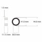 Wheels Manufacturing BB86 to 30MM ABEC-3 Sealed Bearing