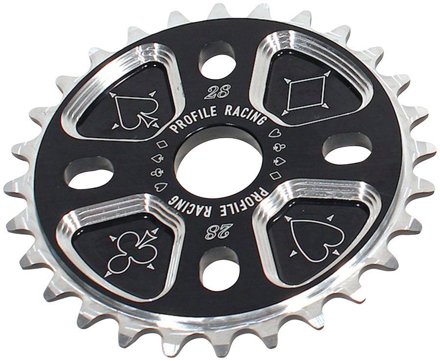 Profile Racing Blackjack Sprocket - 28t, Black
